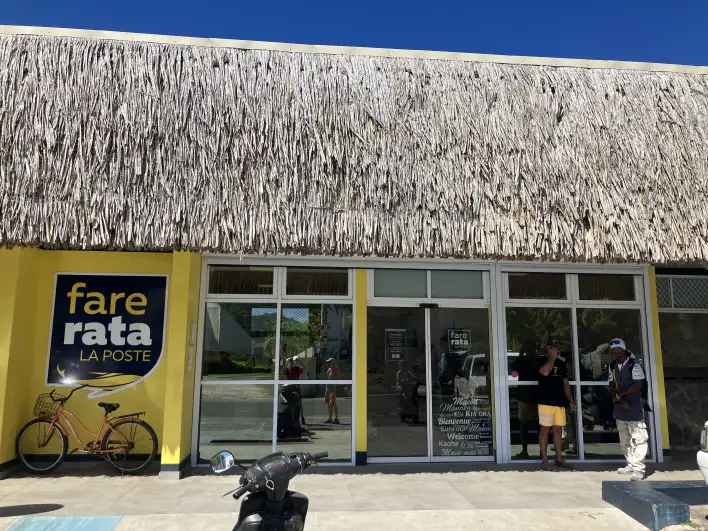 Society Islands, Bora Bora post office building
