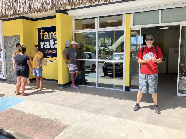 Society Islands, Bora Bora post office