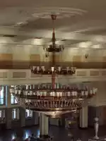 Russian railway stations are impressive. This lamp was in Novosibirsk station