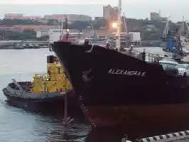 The harbour of Vladivostok, Russia