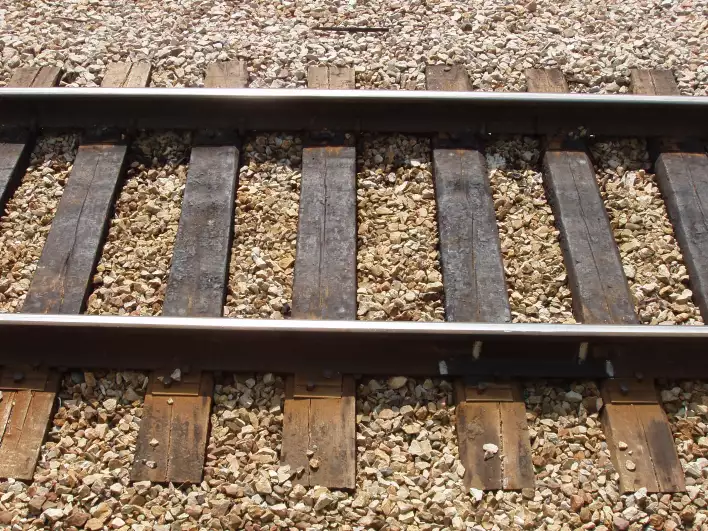 Railway is slow because it is constructed from wood, not concrete poles