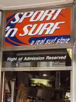 Right of admission reserved, obiviously black people dont surf Right of admission reserved, obiviously black people dont surf