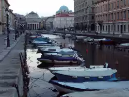 Canal in Trieste, Italy
