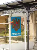 Train arrives in Romania