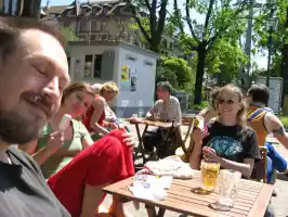 A beautiful summer day in May, exceptional in Switzerland at this time of year
