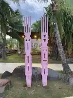 Giant wooden hair pins Giant wooden hair pins