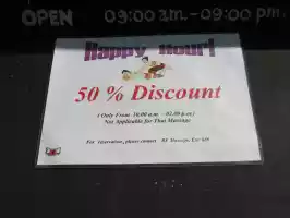 50 per cent discount. This sounds desperate, doesnt it