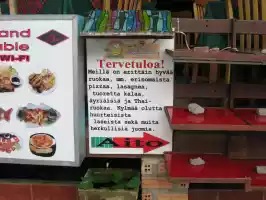 Almost all advertisements are in Finnish