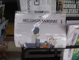 Almost genuine newspaper from Finland for 4 euro