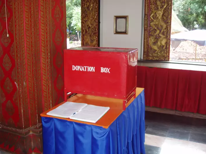 Donation box is an essential part of every temple
