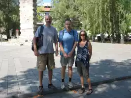 T (on the right) and Z (on the left) in Banja Luka, Bosnia