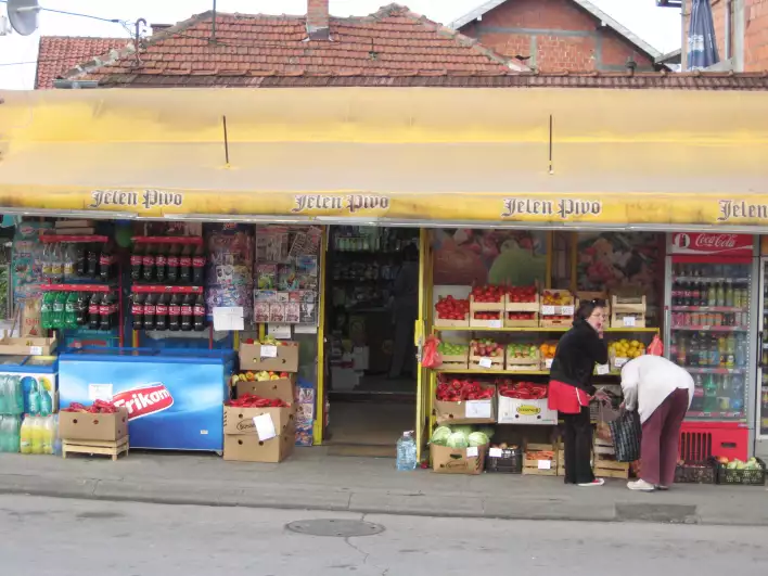 Loads of awesome fruits and vegetables for sale in Krusevac, Serbia. A heaven for vegans!