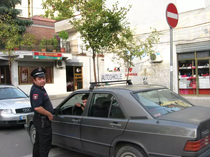The Albanian police