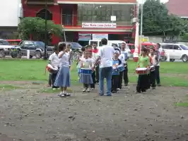 A marching band