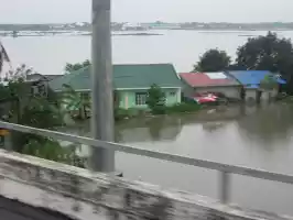 Floods after typhoons near Manila
