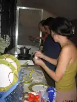 Learning to make pelmeni with Ajay and Maria