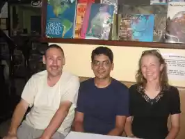 We met Ajay first time in Manila