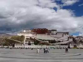 A Chinese trophy called Potala, almost like Pottala, in Finnish a  pissing pot place