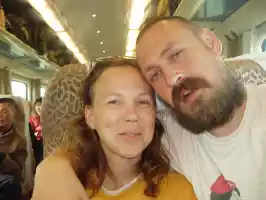 After 46,5 hours in the hard seat car
