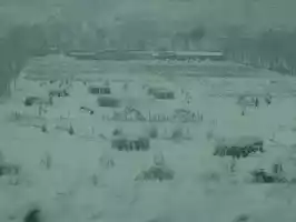 There was snow in Qinghai province