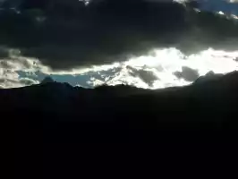 Where the sky, earth and the God are the closest
