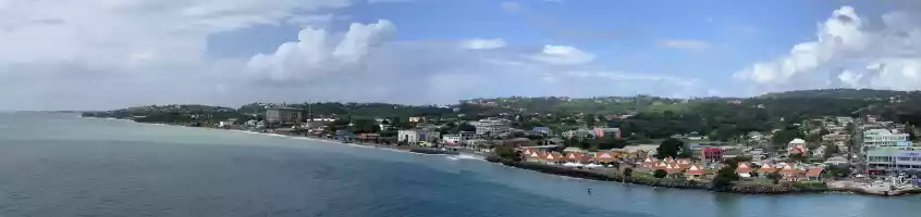 Sunny seaside of Tobago