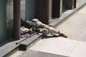 A New Yorkian taking a nap